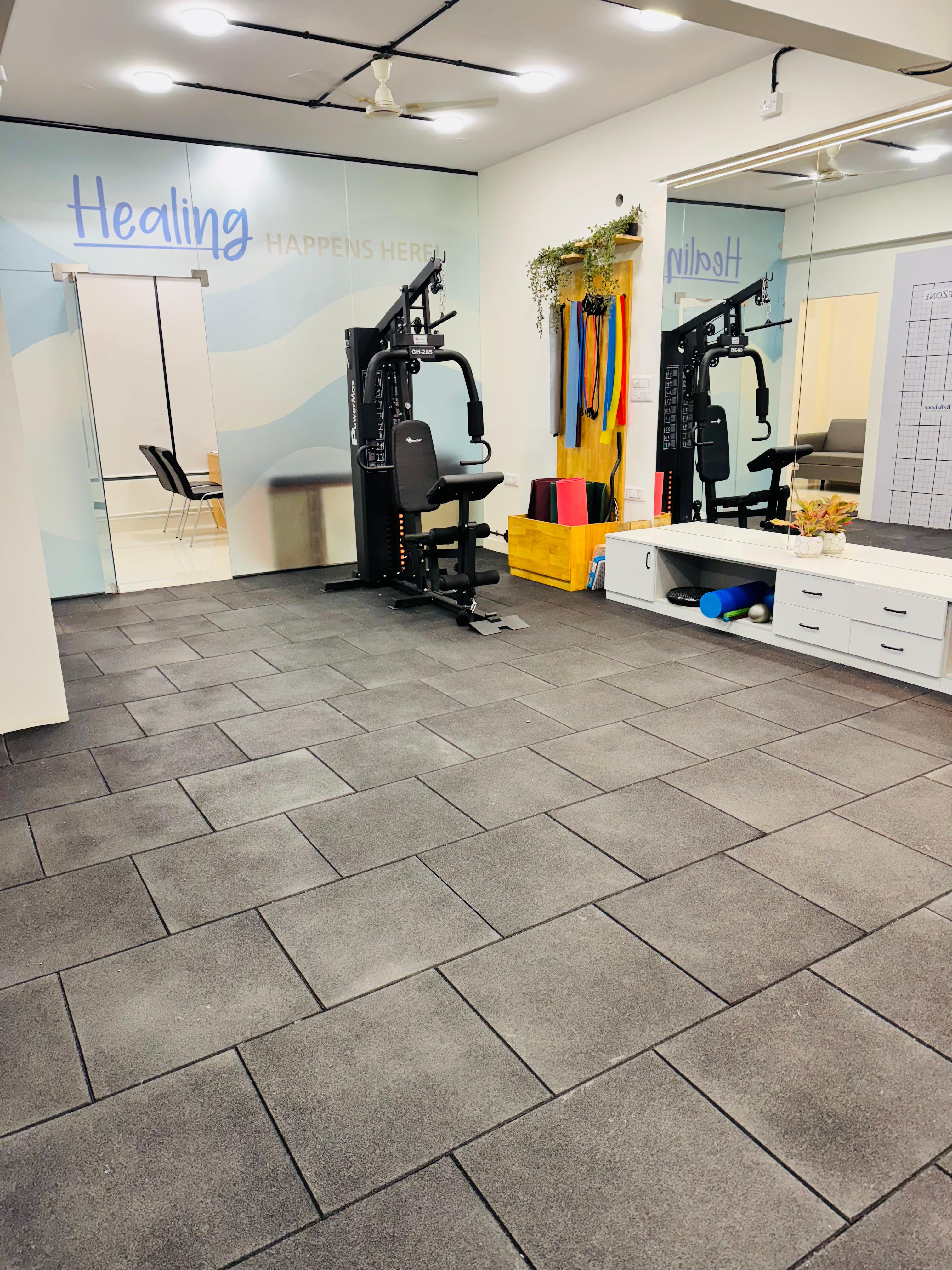 ReBalance Physiotherapy Clinic treatment room Whitefield